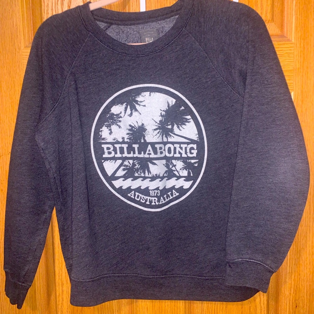 grey size large crew neck